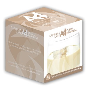 CAPSULA DE CAFE CREMA IRLANDESA ESTUCHE 10 UNIDADES