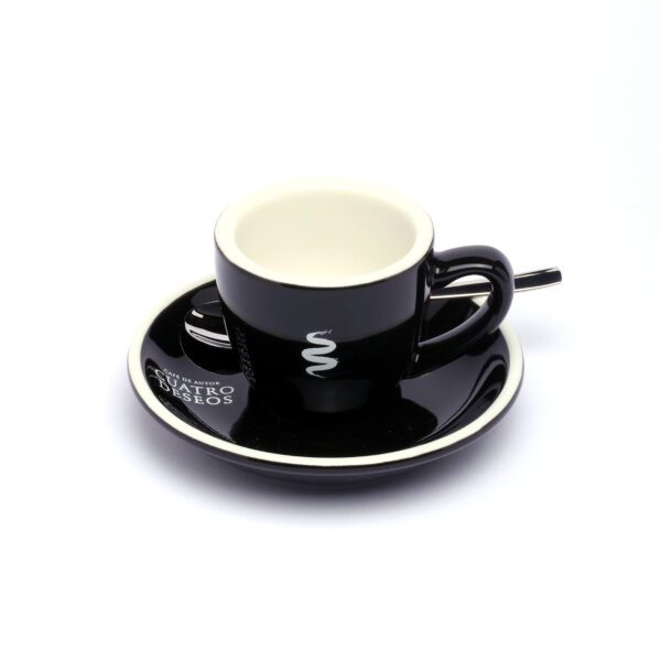 CONJ. CAFE SOLO/CORTADO 4 D EPIC NEGRO