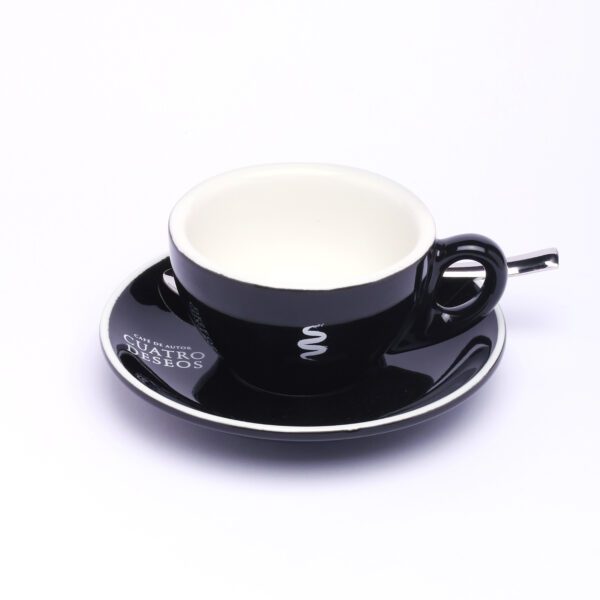 CONJ. CAFE C/LECHE 4 D EPIC NEGRO 180 ml