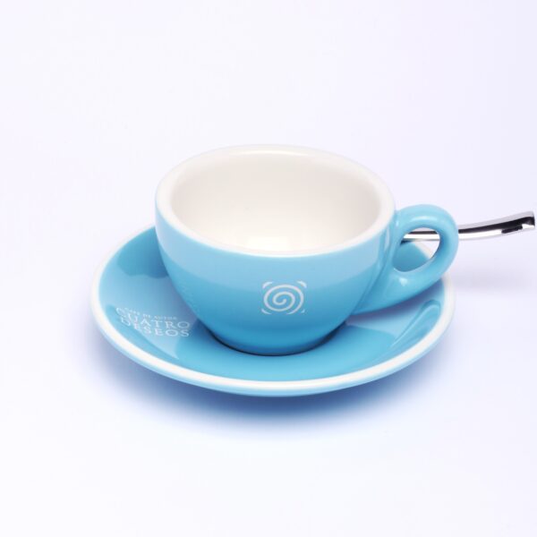 CONJ. CAFE CAPUCCINO 4 D EPIC AZUL 230 ml